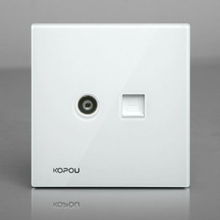kopou佳普开关 有机玻璃面板与信息八芯插座的体验报告